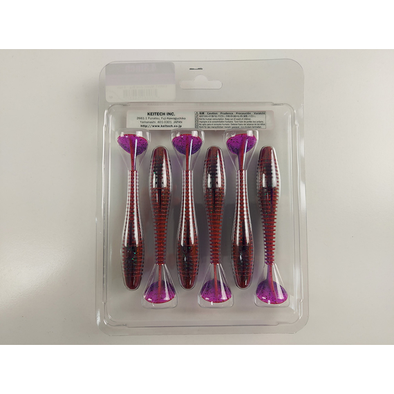 Силікон Keitech Swing Impact FAT 4.3" (6 шт/уп),, колір: ea#21 mystic june bug, Довжина силікону: 4.3" (10.9 см), Колір силікону: EA#21 Mystic June Bug, фото , изображение 10