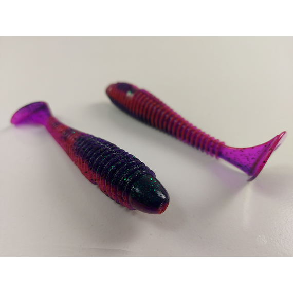 Силікон Keitech Swing Impact FAT 4.3" (6 шт/уп),, колір: ea#21 mystic june bug, Довжина силікону: 4.3" (10.9 см), Колір силікону: EA#21 Mystic June Bug, фото , изображение 6