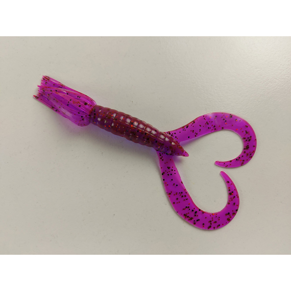 Силікон Keitech Little Spider 3.5" (5 шт/уп), колір:pal#13 mistic spice, Довжина силікону: 3.5" (8.9 см), Колір силікону: PAL#13 Mistic Spice, фото , изображение 2
