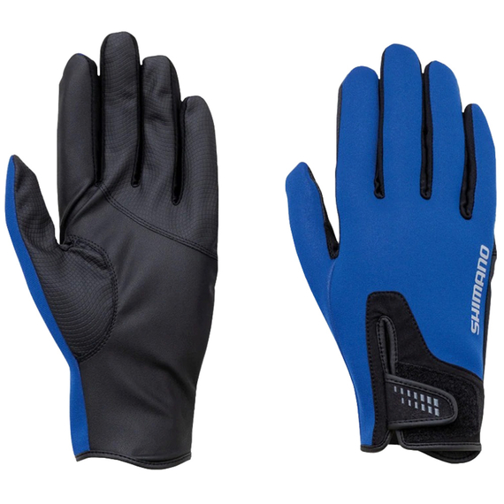 Рукавички Shimano Pearl Fit Full Cover Gloves L Blue, фото 