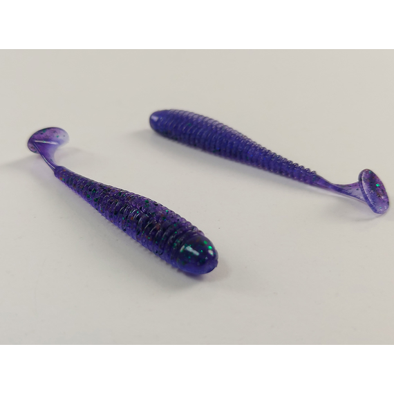 Силікон Keitech Swing Impact 2.5" (10 шт/упак), колір:408 electric june bug, Довжина силікону: 2.5" (6.3 см), Колір силікону: 408 Electric June Bug, фото , изображение 6