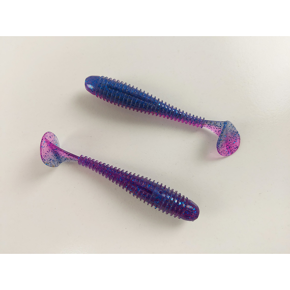 Силикон Keitech Swing Impact FAT 3.3" (7 шт/уп) цвет: ea#14 clear morning dawn, Длина силикона: 3.3" (8.4 см), Расцветка силикона: ea#14 clear morning dawn, фото , изображение 5