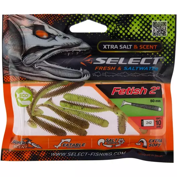 Силікон Select Fetish 2" #242 (10 шт / уп), Довжина силікону: 2" (5.08 см), Колір силікону: 242, фото , изображение 2