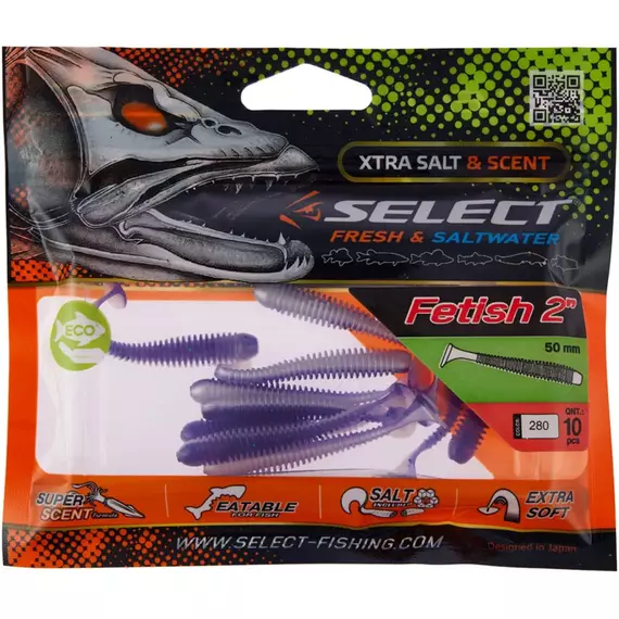 Силікон Select Fetish 2" #280 (10 шт / уп), Довжина силікону: 2" (5.08 см), Колір силікону: 280, фото , изображение 2