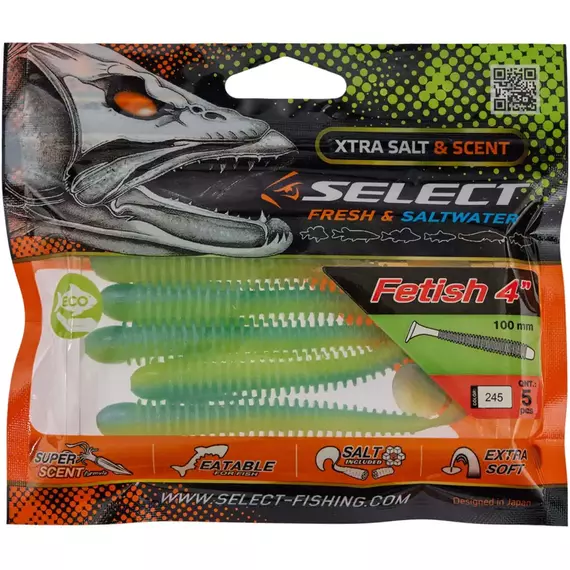 Силікон Select Fetish 4" #245 (5 шт / уп), Довжина силікону: 4.0" (10.16 см), Колір силікону: 245, фото , изображение 2