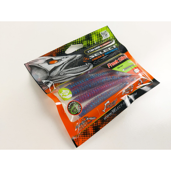 Силікон Select Freek Slim 4" #314 (5 шт / уп), Довжина силікону: 4.0" (10.16 см), Колір силікону: 314, фото , изображение 10