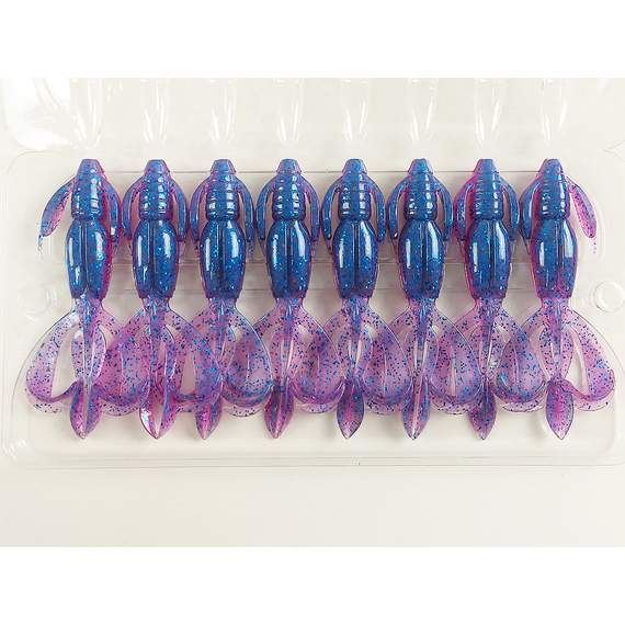 Силікон Keitech Crazy Flapper 2.8" (8 шт/уп),, колір: ea#14 clear morning dawn, Довжина силікону: 2.8" (7.1 см), Колір силікону: ea#14 clear morning dawn, фото , изображение 6