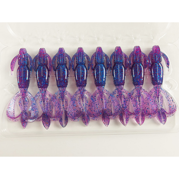 Силікон Keitech Crazy Flapper 2.8" (8 шт/уп),, колір: ea#14 clear morning dawn, Довжина силікону: 2.8" (7.1 см), Колір силікону: ea#14 clear morning dawn, фото , изображение 7