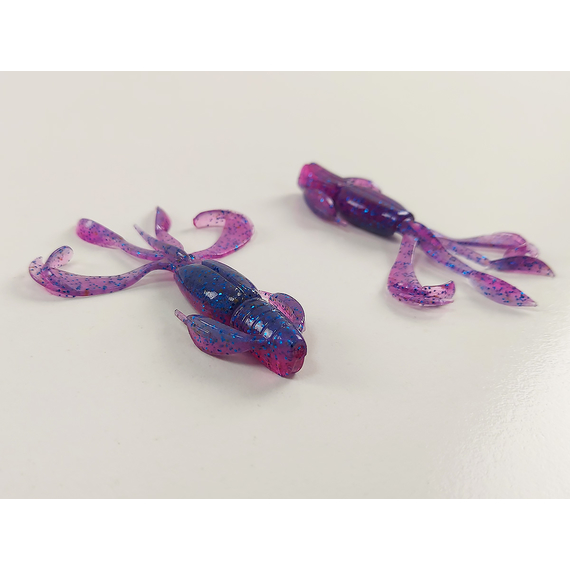 Силікон Keitech Crazy Flapper 2.8" (8 шт/уп),, колір: ea#14 clear morning dawn, Довжина силікону: 2.8" (7.1 см), Колір силікону: ea#14 clear morning dawn, фото , изображение 5