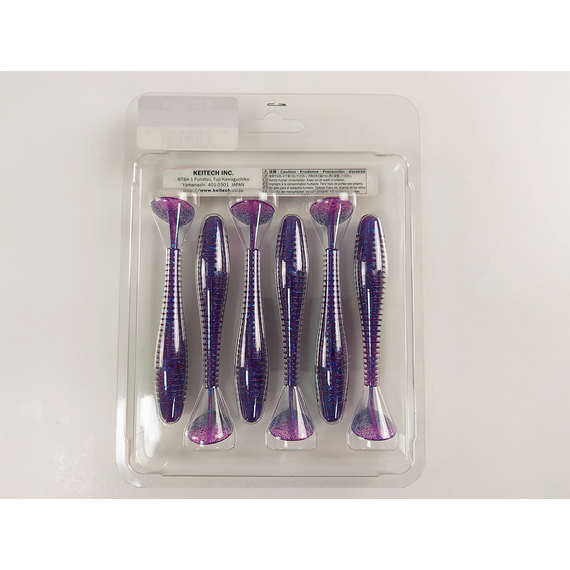 Силикон Keitech Swing Impact FAT 4.3" (6 шт/уп), цвет: ea#14 clear morning dawn, Длина силикона: 4.3" (10.9 см), Расцветка силикона: ea#14 clear morning dawn, фото , изображение 10