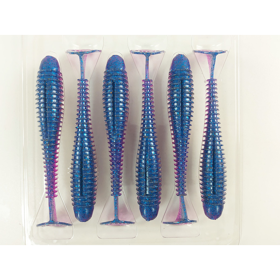 Силикон Keitech Swing Impact FAT 4.3" (6 шт/уп), цвет: ea#14 clear morning dawn, Длина силикона: 4.3" (10.9 см), Расцветка силикона: ea#14 clear morning dawn, фото , изображение 7