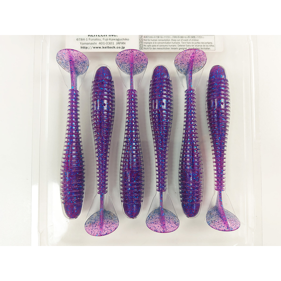 Силикон Keitech Swing Impact FAT 4.3" (6 шт/уп), цвет: ea#14 clear morning dawn, Длина силикона: 4.3" (10.9 см), Расцветка силикона: ea#14 clear morning dawn, фото , изображение 8