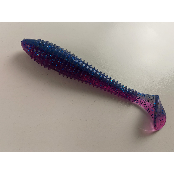 Силикон Keitech Swing Impact FAT 4.3" (6 шт/уп), цвет: ea#14 clear morning dawn, Длина силикона: 4.3" (10.9 см), Расцветка силикона: ea#14 clear morning dawn, фото , изображение 3