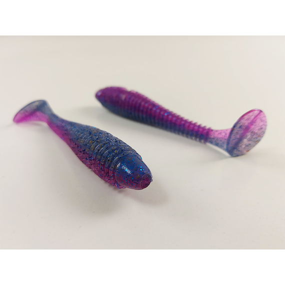 Силикон Keitech Swing Impact FAT 4.3" (6 шт/уп), цвет: ea#14 clear morning dawn, Длина силикона: 4.3" (10.9 см), Расцветка силикона: ea#14 clear morning dawn, фото , изображение 6