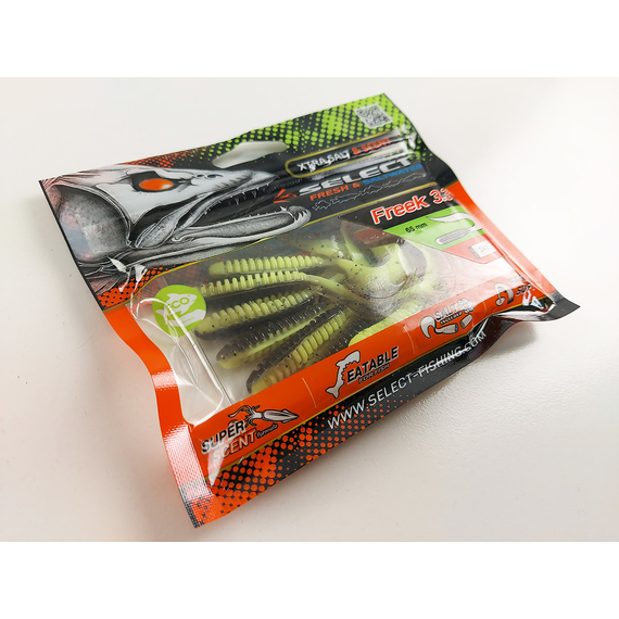 Силикон Select Freek 3.3" #242 (7 шт/уп), Длина силикона: 3.3" (8.38 см), Расцветка силикона: 242, фото , изображение 9