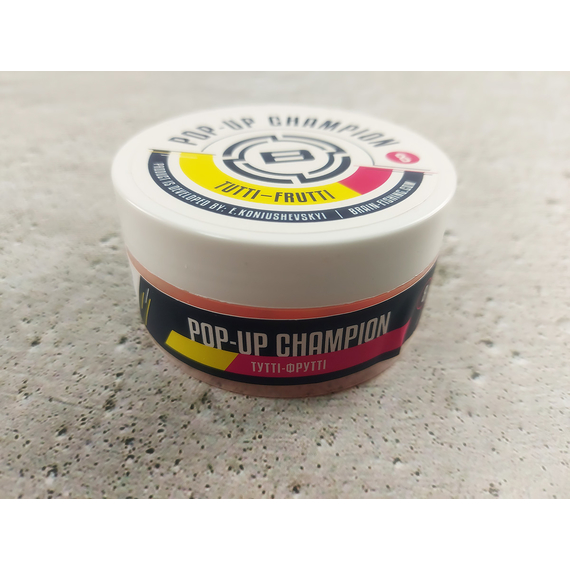 Бойлы Brain Champion Pop-Up Tutti- Frutti (тутті-фрутті) 08mm 34g, фото , изображение 2