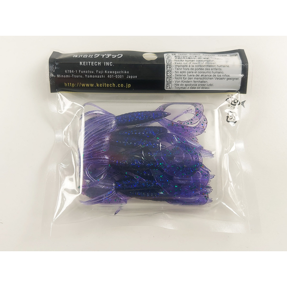 Силикон Keitech Little Spider 2" (8 шт/уп) ц:408 electric june bug, Длина силикона: 2" (5.1 см), Расцветка силикона: 408 Electric June Bug, фото , изображение 9