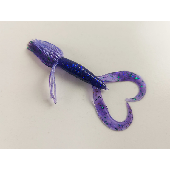 Силикон Keitech Little Spider 2" (8 шт/уп) ц:408 electric june bug, Длина силикона: 2" (5.1 см), Расцветка силикона: 408 Electric June Bug, фото , изображение 2