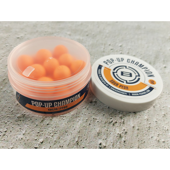 Бойли Brain Champion Pop-Up Sour Pear (груша) 12mm 34g, фото , изображение 3