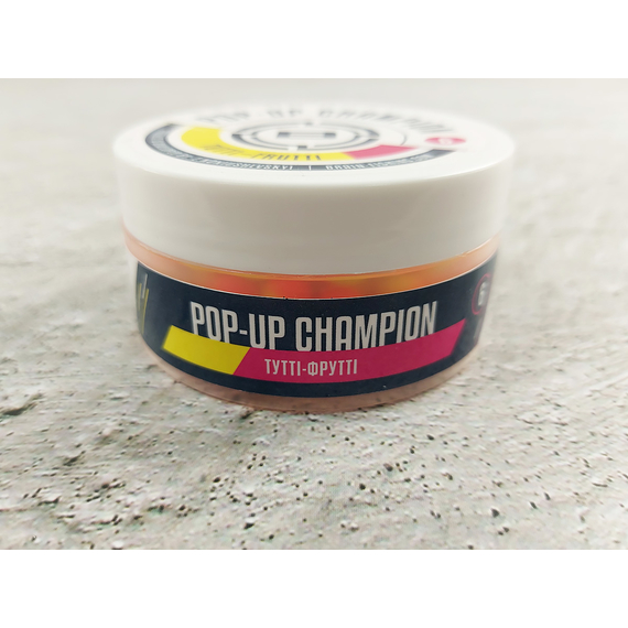 Бойли Brain Champion Pop-Up Tutti-Frutti (тутті-фрутті) 06mm 34g, фото , изображение 2