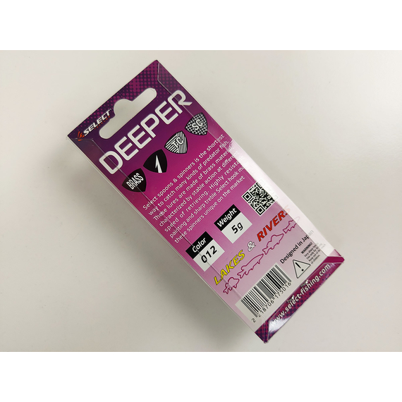 Блешня Select Deeper Lakes & Rivers 5.0g #012 GP (Gold Pink), фото , изображение 4