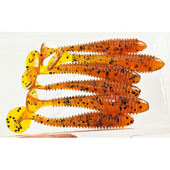 Силікон Select Fatfish 2.4" col.128 (6 шт/упак), Довжина силікону: 2.4" (6.1 см), Колір силікону: 128, фото , изображение 8