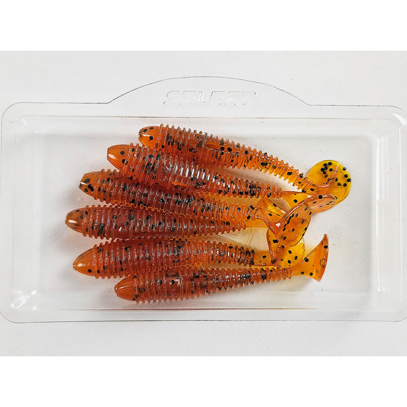 Силікон Select Fatfish 2.4" col.128 (6 шт/упак), Довжина силікону: 2.4" (6.1 см), Колір силікону: 128, фото , изображение 7