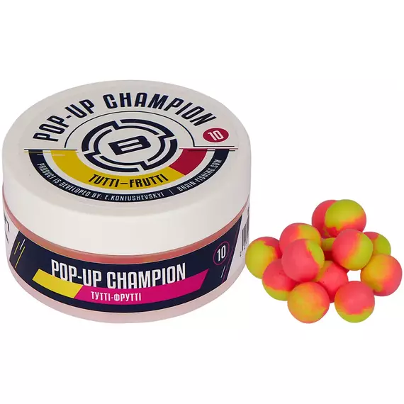 Бойлы Brain Champion Pop-Up Tutti- Frutti (тутті-фрутті) 08mm 34g, фото 