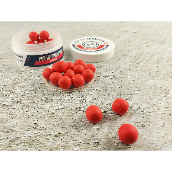 Бойли Brain Champion Pop-Up Strawberry (полуниця) 12mm 34g, фото , изображение 3