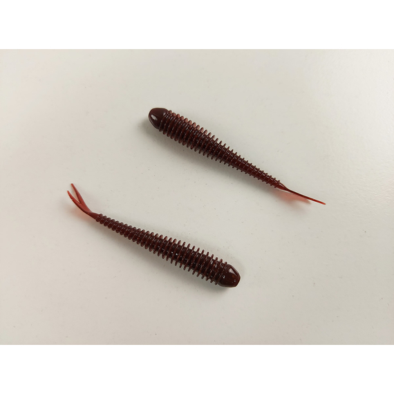 Силікон Keitech Live Impact 2.5" 12, колір:006 cola, Довжина силікону: 2.5" (6.3 см), Колір силікону: 006 Cola, фото , изображение 4