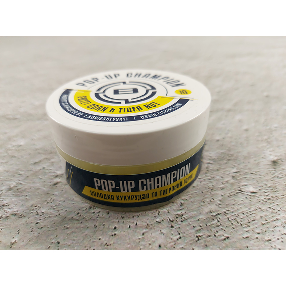 Бойли Brain Champion Pop-Up Sweet Corn & Tiger Nut (кукуруза + тигровий орех) 10mm 34g, фото , изображение 2
