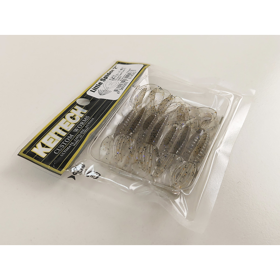 Силикон Keitech Little Spider 2" (8 шт/упак) ц:440 electric shad, Длина силикона: 2" (5.1 см), Расцветка силикона: 440 Electric Shad, фото , изображение 8