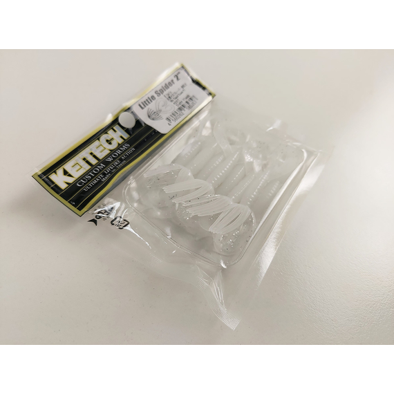 Силикон Keitech Little Spider 2" (8 шт/упак) ц:422 sight flash, Длина силикона: 2" (5.1 см), Расцветка силикона: 422 Sight Flash, фото , изображение 8