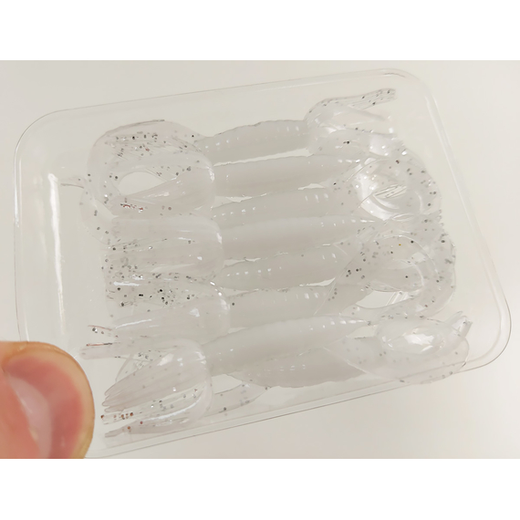 Силикон Keitech Little Spider 2" (8 шт/упак) ц:422 sight flash, Длина силикона: 2" (5.1 см), Расцветка силикона: 422 Sight Flash, фото , изображение 7