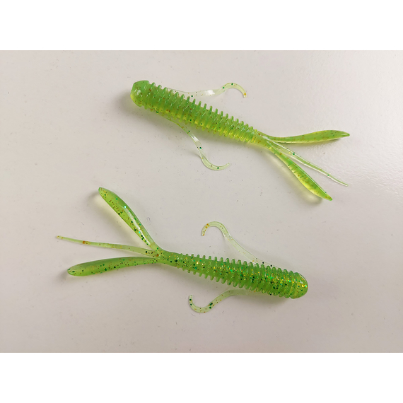 Силикон Keitech Hog Impact 3" (12 шт/упак) ц:424 lime chartreuse, Длина силикона: 3" (7.6 см), Расцветка силикона: 424 Lime Chartreuse, фото , изображение 5