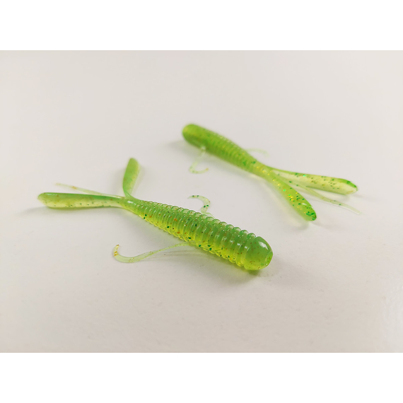 Силикон Keitech Hog Impact 3" (12 шт/упак) ц:424 lime chartreuse, Длина силикона: 3" (7.6 см), Расцветка силикона: 424 Lime Chartreuse, фото , изображение 6