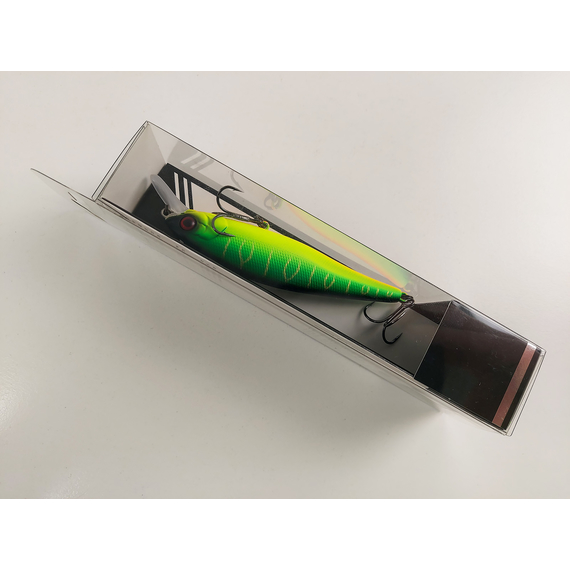 Воблер Jackall Squad Minnow 95SP 95mm 14.0g Mat Tiger, Размер/Вес: 95мм/14г, Цвет воблера: Mat Tiger, фото , изображение 4