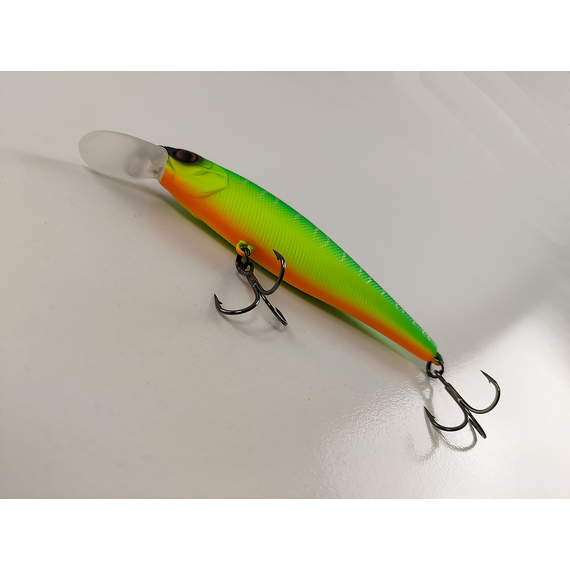 Воблер Jackall Squad Minnow 95SP 95mm 14.0g Mat Tiger, Размер/Вес: 95мм/14г, Цвет воблера: Mat Tiger, фото , изображение 8