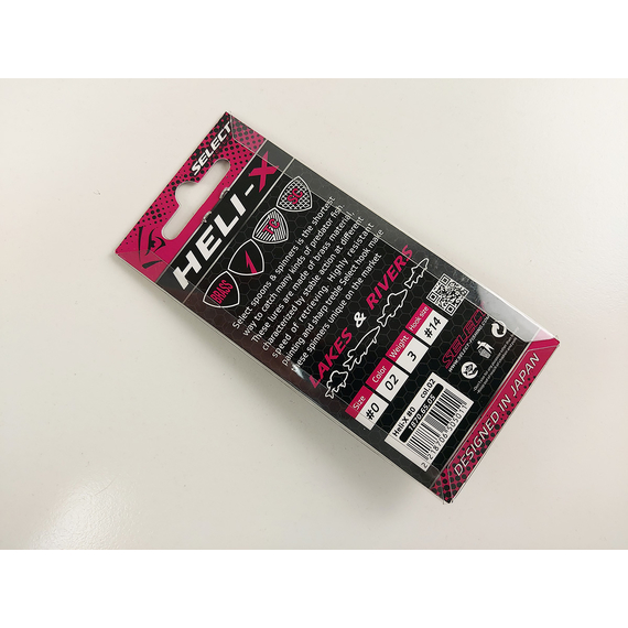 Блешня Select Heli-X №0 3.0g #02, Вага блешні: 3г, Колір блешні: 02, фото , изображение 3