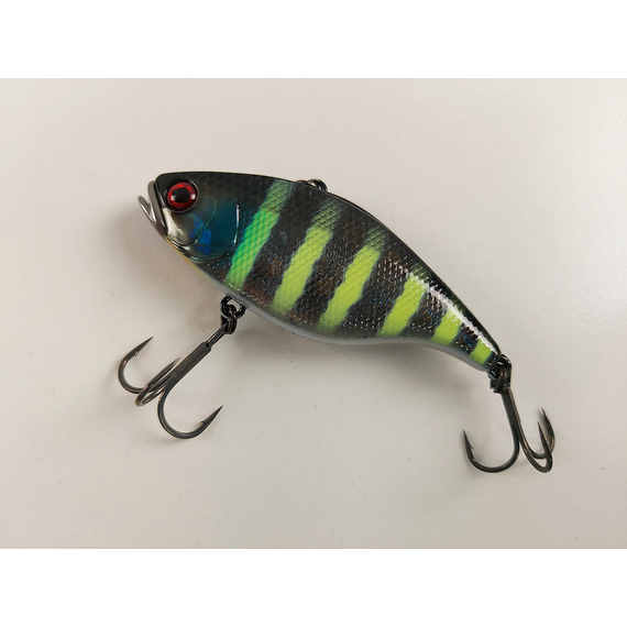 Воблер Jackall TN65 64mm 15.0g Mizuno Smoke/Chartreuse Tiger, Размер/Вес: 64мм/15.0г, Цвет воблера: Mizuno Smoke/Chartreuse Tiger, фото , изображение 4