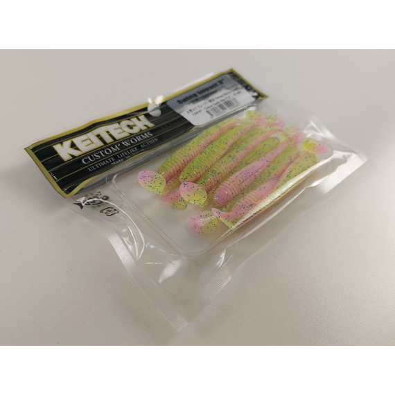 Силікон Keitech Swing Impact 3" (10 шт/уп), колір:ea#16 cotton candy blue f, Довжина силікону: 3" (7.6 см), Колір силікону: ea#16 cotton candy blue f, фото , изображение 9