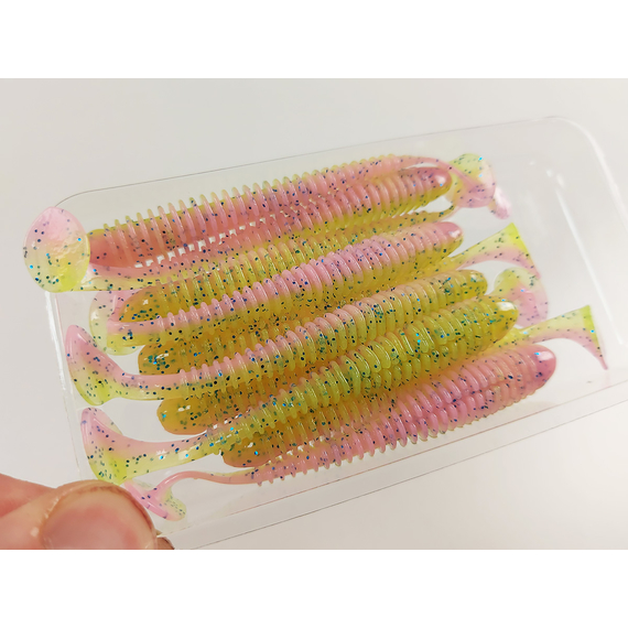 Силікон Keitech Swing Impact 3" (10 шт/уп), колір:ea#16 cotton candy blue f, Довжина силікону: 3" (7.6 см), Колір силікону: ea#16 cotton candy blue f, фото , изображение 8