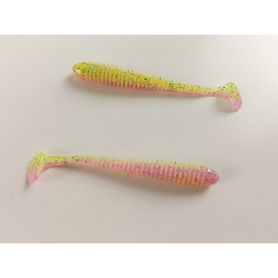 Силікон Keitech Swing Impact 3" (10 шт/уп), колір:ea#16 cotton candy blue f, Довжина силікону: 3" (7.6 см), Колір силікону: ea#16 cotton candy blue f, фото , изображение 5