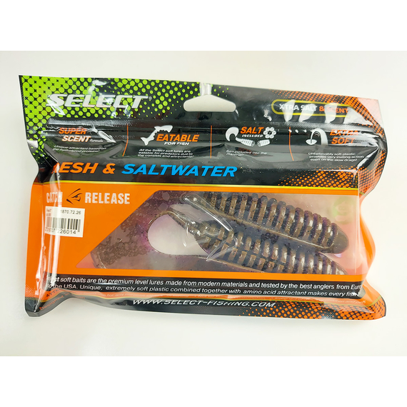 Силікон Select Freek 9" #888 (2 шт / уп), Длина силикона: 9" (16 см), Расцветка силикона: 888, фото , изображение 13