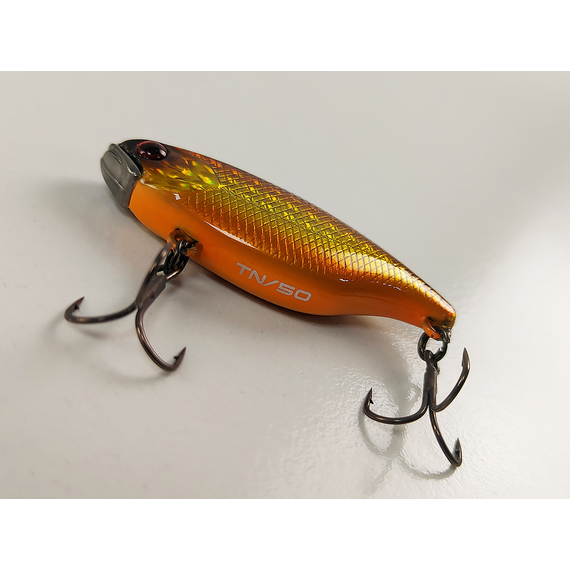 Воблер Jackall TN50 52mm 9g Double Clutch Gold & Black, Размер/Вес: 52мм/9г, Цвет воблера: Double Clutch Gold & Black, фото , изображение 7