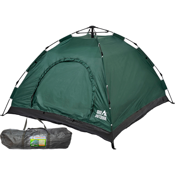 Автоматичний намет Skif Outdoor Adventure Auto I (Green), 3-місний, розмір 200x200см, Колір: Green, Кількість місць: 3, Особливість: без зовнішнього тенту, фото 
