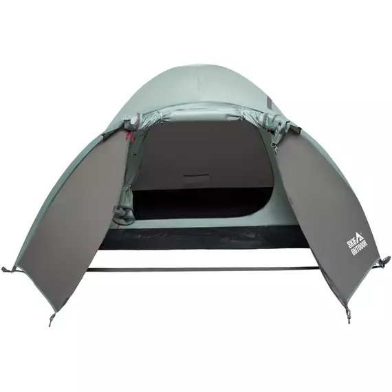 Skif Outdoor Bakota – 3-місний намет з тамбуром / 120+210x210x130 см / Колір: зелений, фото , изображение 8