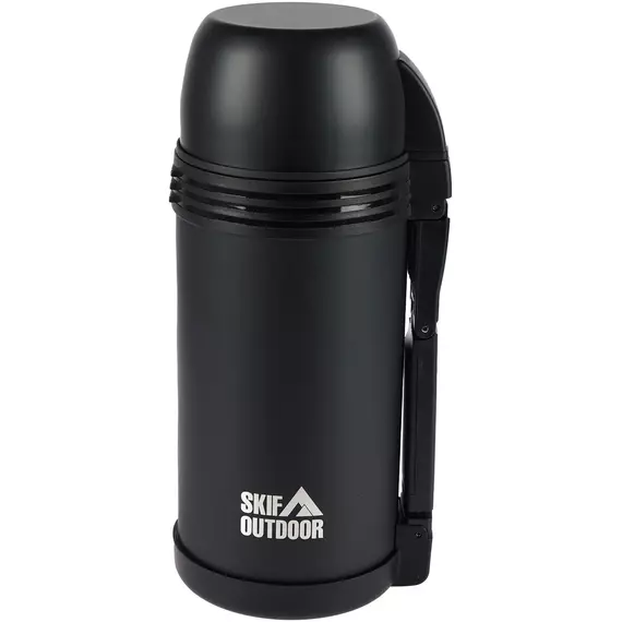 Термос Skif Outdoor Caravanner 1.5л (чорний матовий), Колір: чорний, Об'єм (л): 1.5, фото , изображение 2