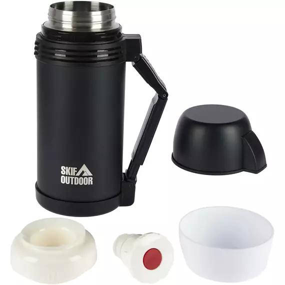 Термос Skif Outdoor Caravanner 1.5л (чорний матовий), Колір: чорний, Об'єм (л): 1.5, фото , изображение 3