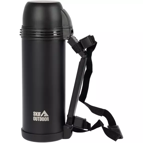 Термос SKIF Outdoor Caravanner, 2л (чорний матовий), Колір: чорний, Об'єм (л): 2.0, фото 